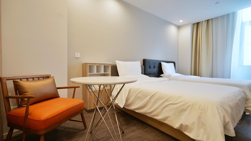 Hanting Premium Hotel Shanghai South Xizang Road Dış mekan fotoğraf
